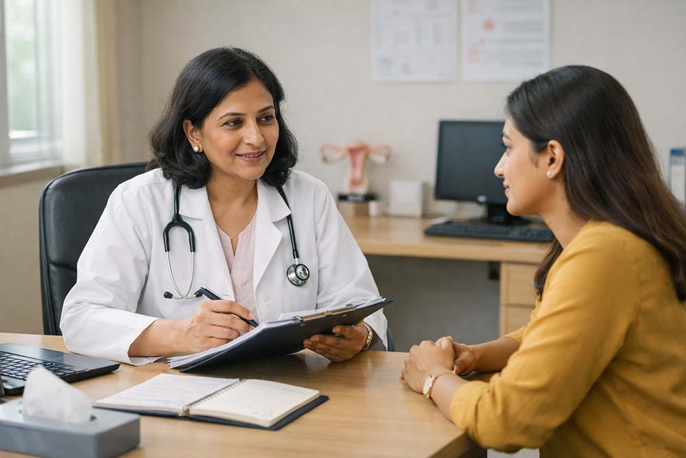 gynecologist discussing miscarriage recovery and follow up care