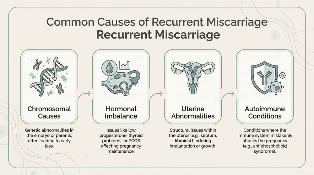Woman holding ultrasound during recurrent miscarriage consultation